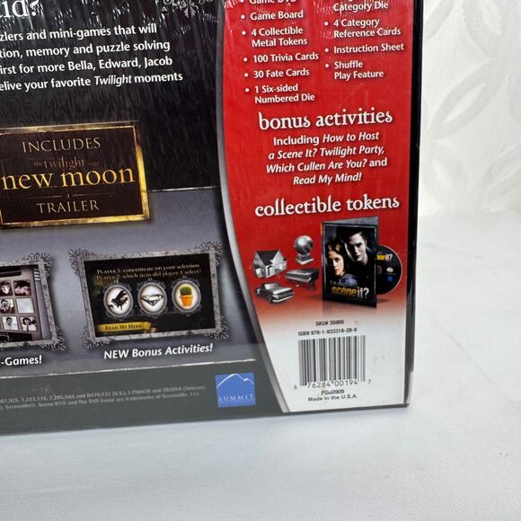 Twilight (Deluxe Edition) (DVD / HD Video Game, 2009) Sealed New! - Picture 2 of 6